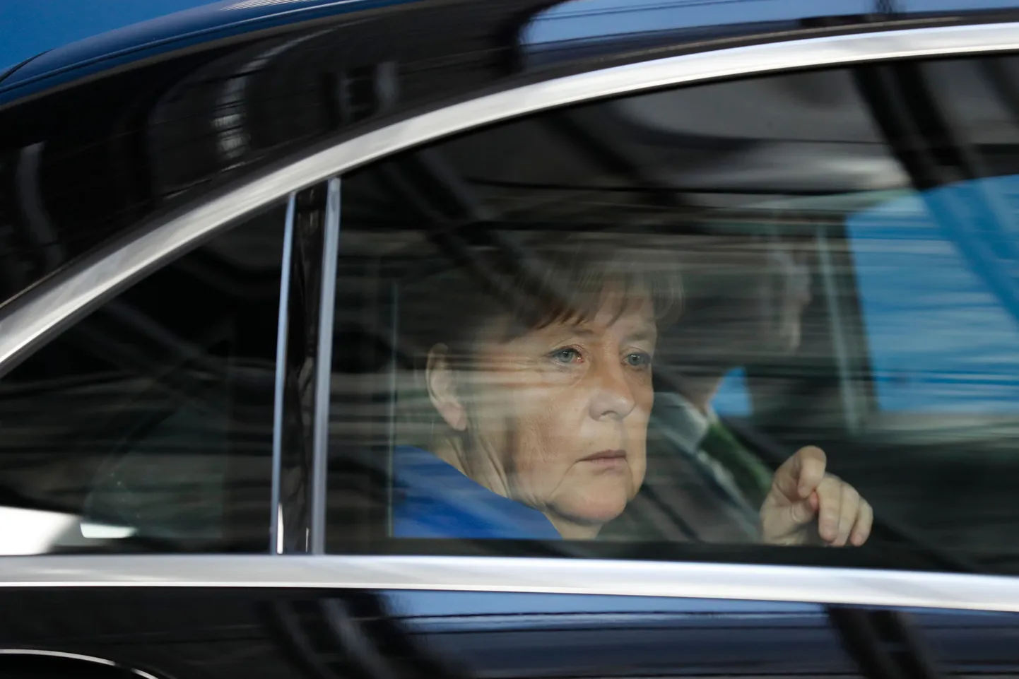 Ангела Меркель прибыла на саммит ЕС по брекзиту 10 апреля.