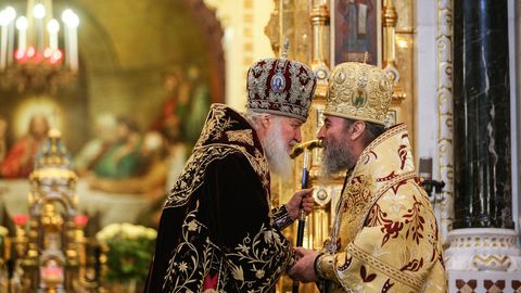 Eesti õigeusukirik avaldas Moskva patriarhaadi esindajale kaastunnet pärast Vene lööki Kiievi kloostrile