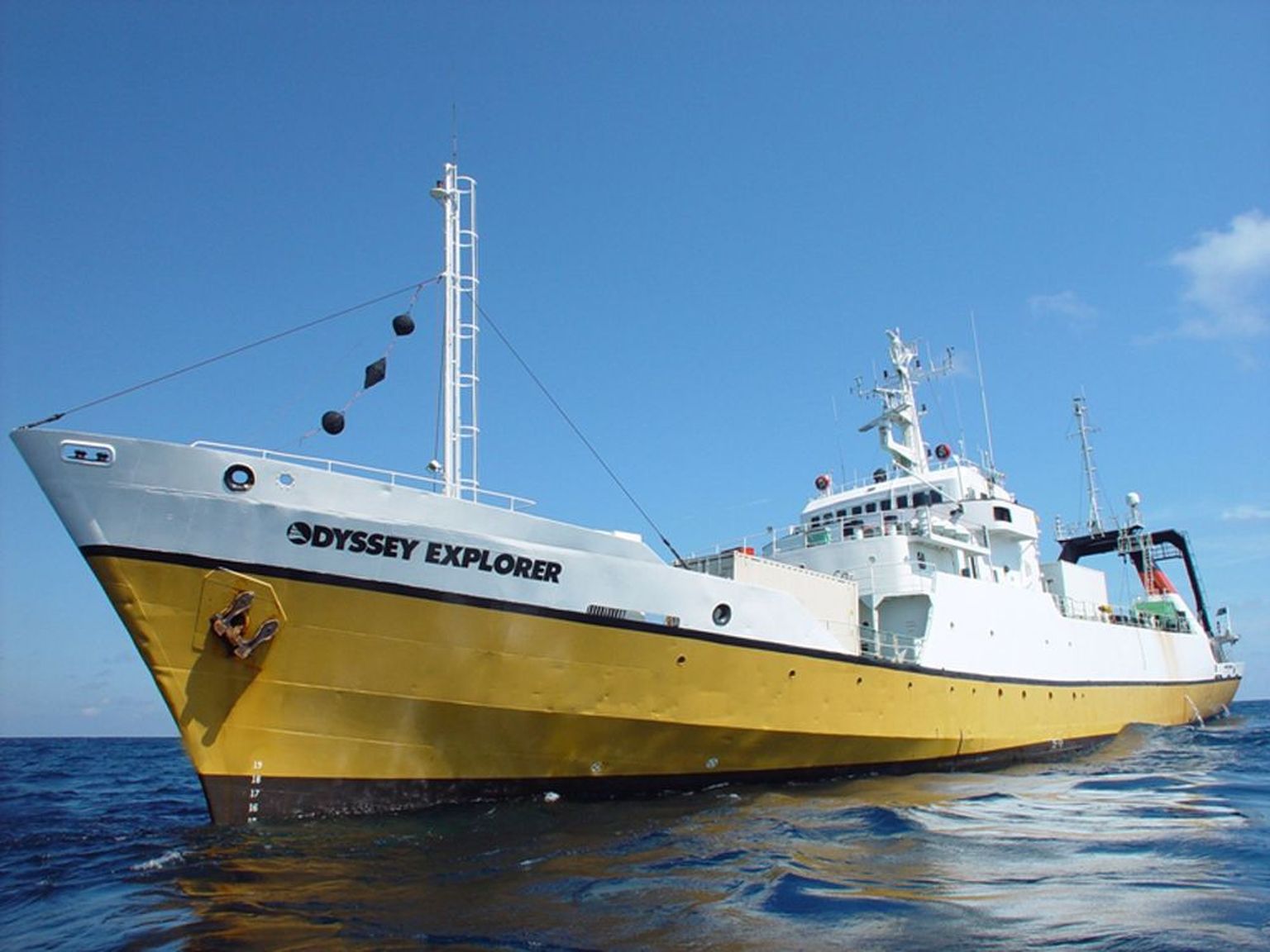 USA sukeldumisfirma Odyssey Marine Exploration laev Odyssey Explorer