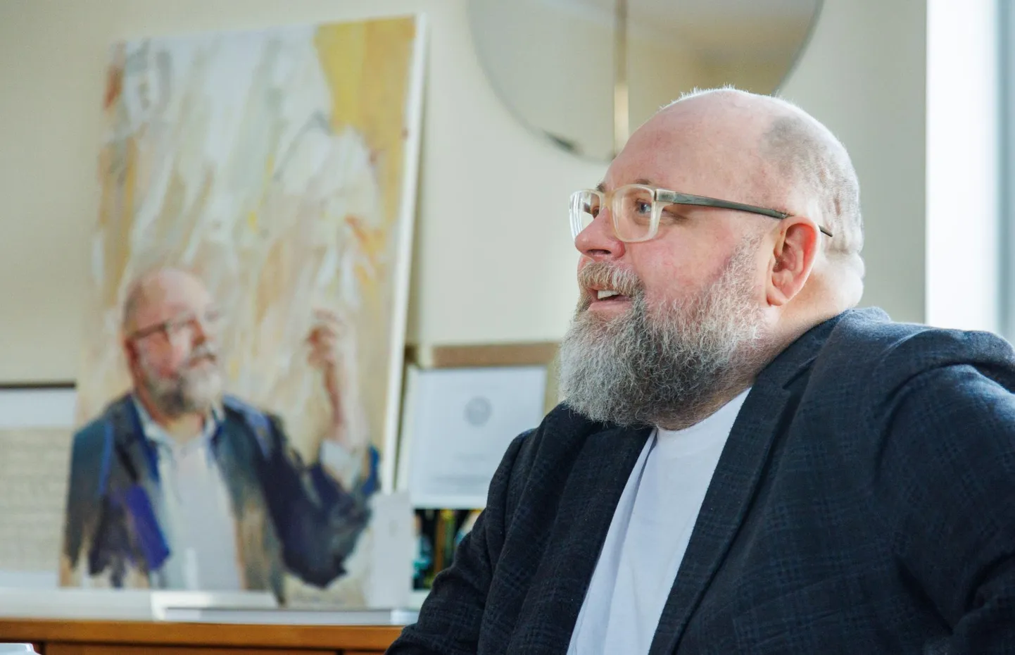 06.02.2023, Tallinn Helilooja Jüri Reinvere Foto Mihkel Maripuu, Postimees FOTO: Mihkel Maripuu