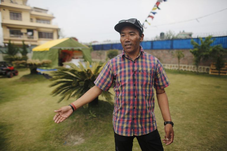 Nepali šerpa Kami Rita 4. aprillil 2019 Katmandus