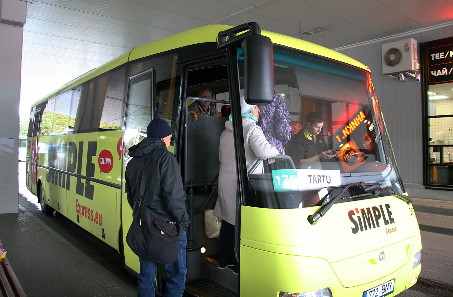 Jõhvi bussijaam. PEETER LILLEVÄLI