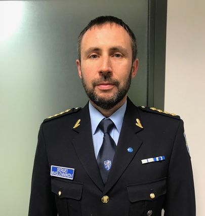 Капитан полиции Сергей Масленников.