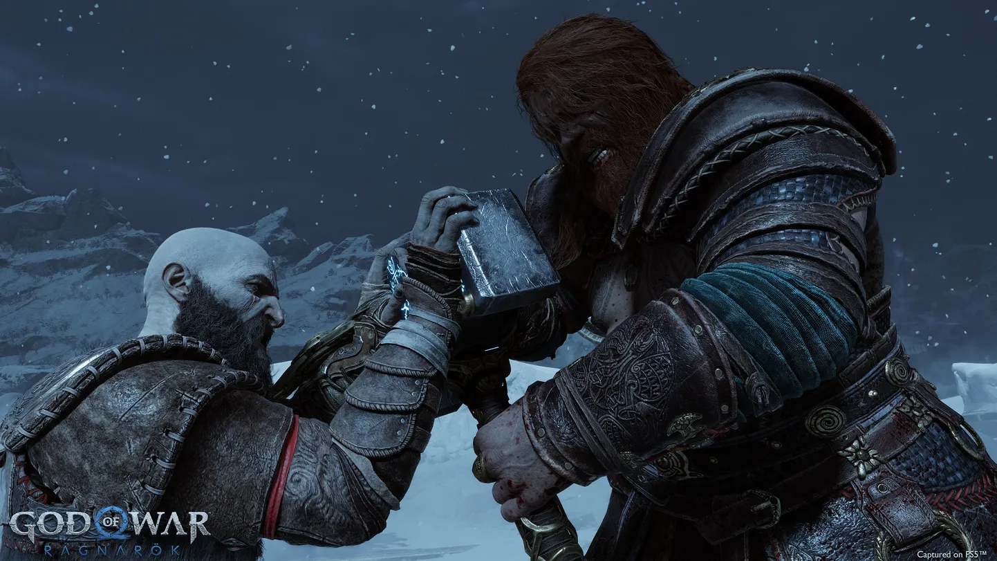 Kratos rinda pistmas kõuejumala Throiga.