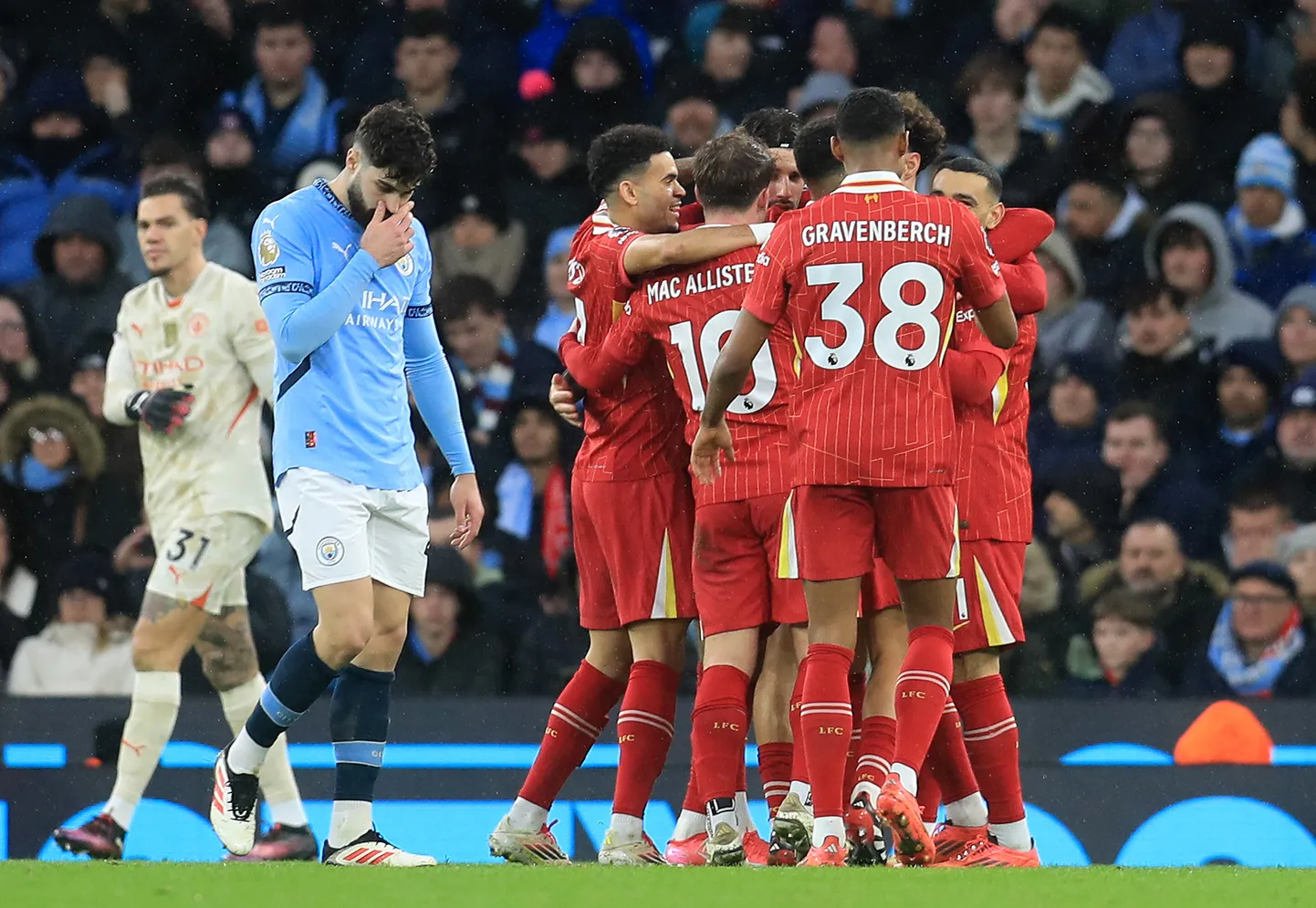 Manchester CItyl polnud Liverpoolile vastust.