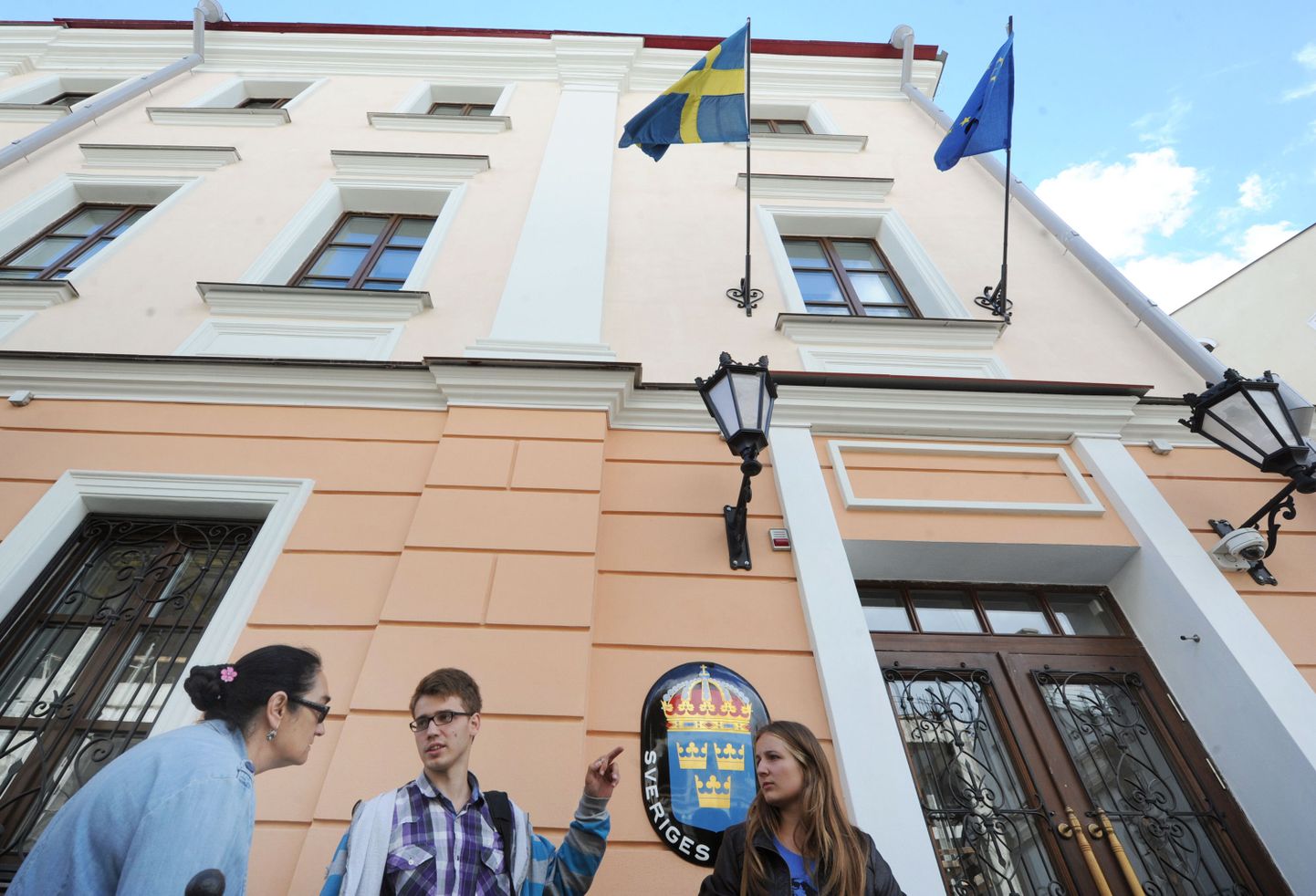 Rootsi saatkond Minskis.