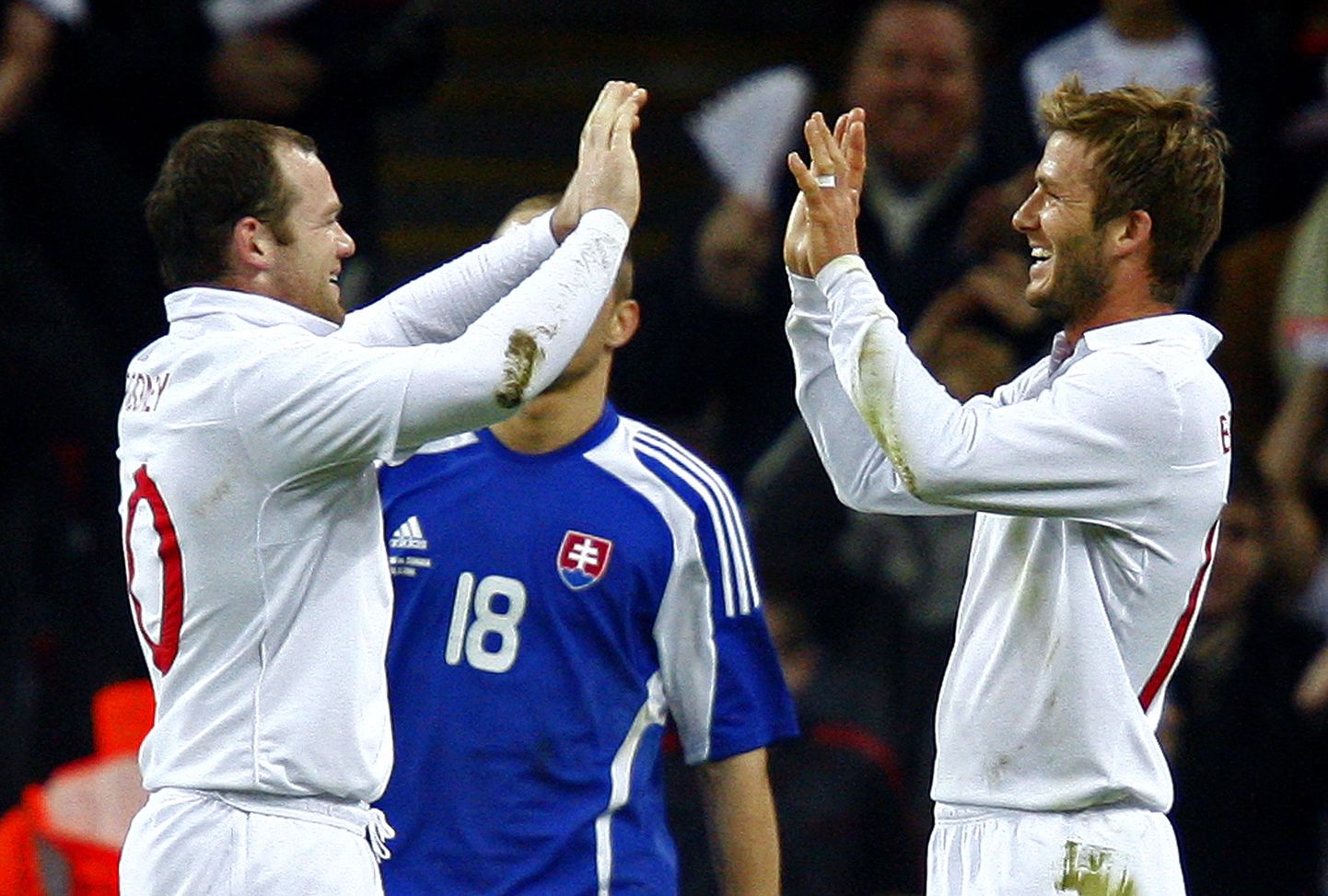 Wayne Rooney (vasakul) ja David Beckham