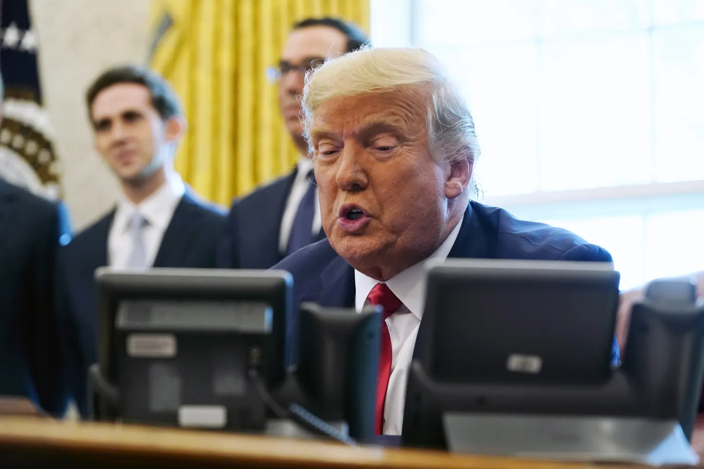 USA president Donald Trump.
