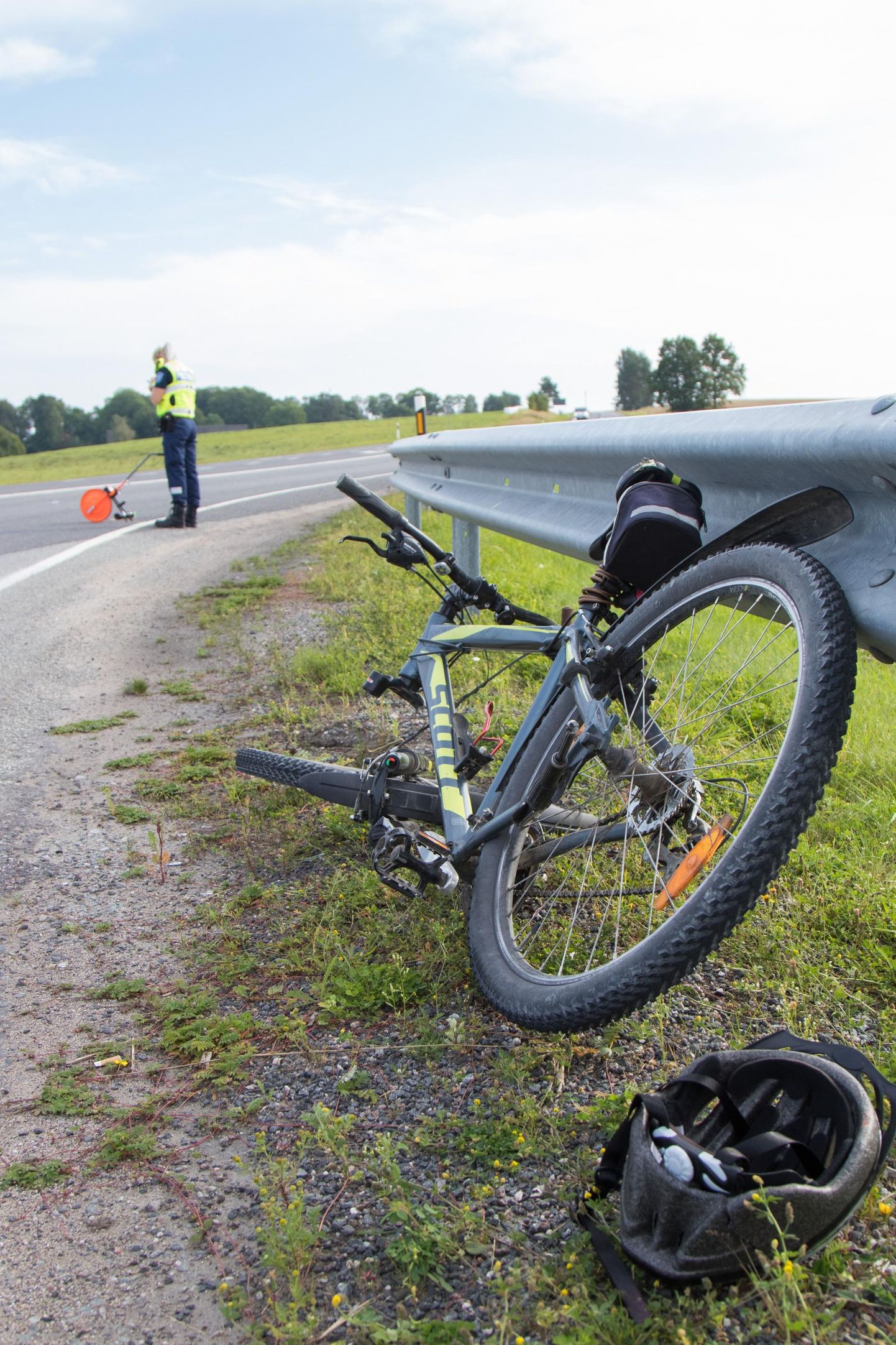 Õnnetuses sai vigastada jalgrattur, kes toimetati haiglasse. Pilt on illustratiivne.