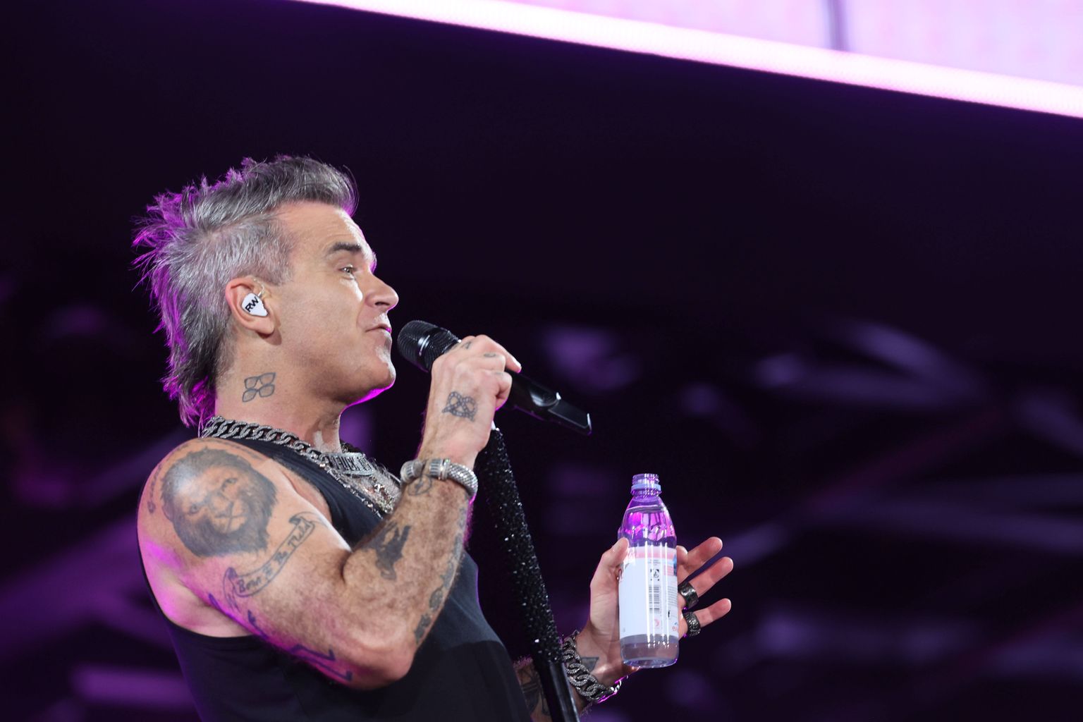 Robbie Williams esinemas Münchenis.