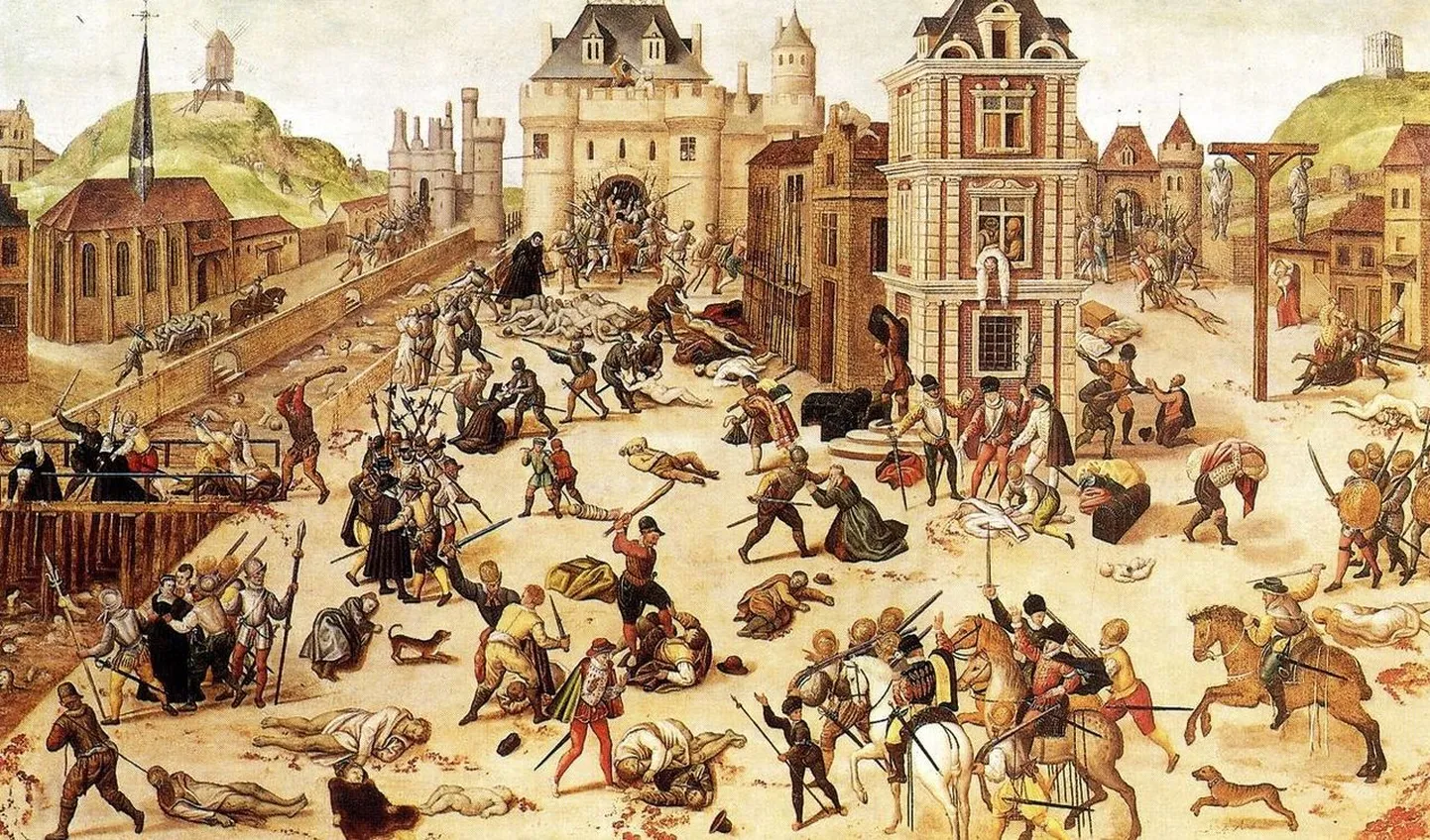 Hugenott François Dubois´maal Pariisi pärtliöö veresaunast