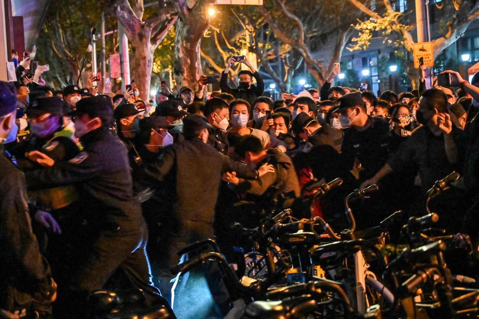 Протесты в Китае.