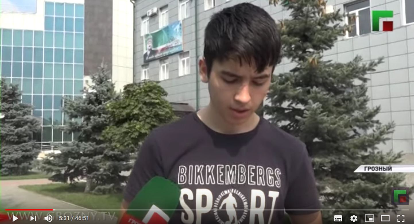 16-летний Магомед Ахматов.