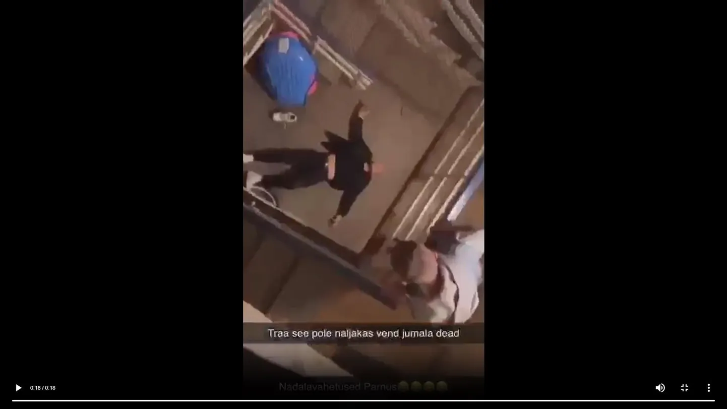 Noormees elas üle pöörase kukkumise, aga pääses õnneks suuremate vigastusteta.