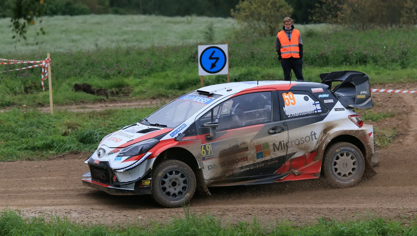Kalle Rovanperä ja Jonne Halttunen Rally Estonial.