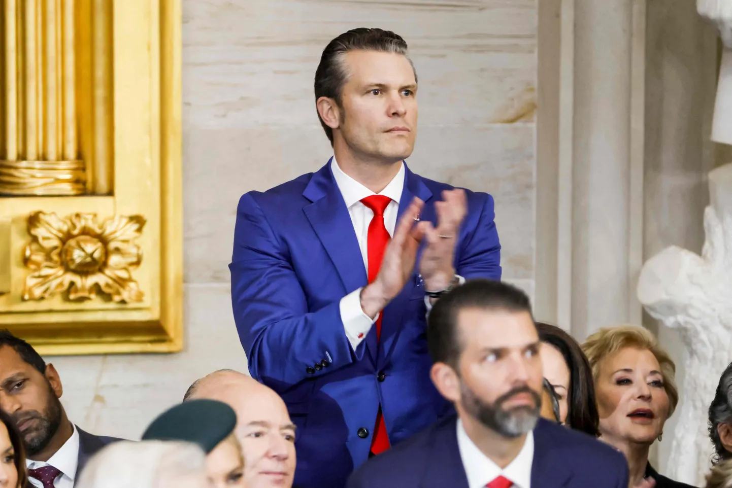 Pete Hegseth 20. jaanuaril USA Kapitooliumis president Donald Trumpi inauguratsioonil.