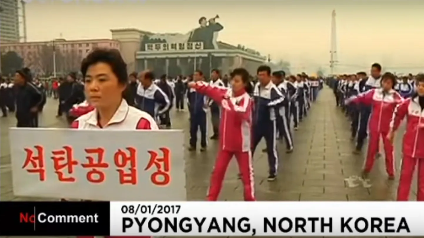 Spordipäev Põhja-Koreas.