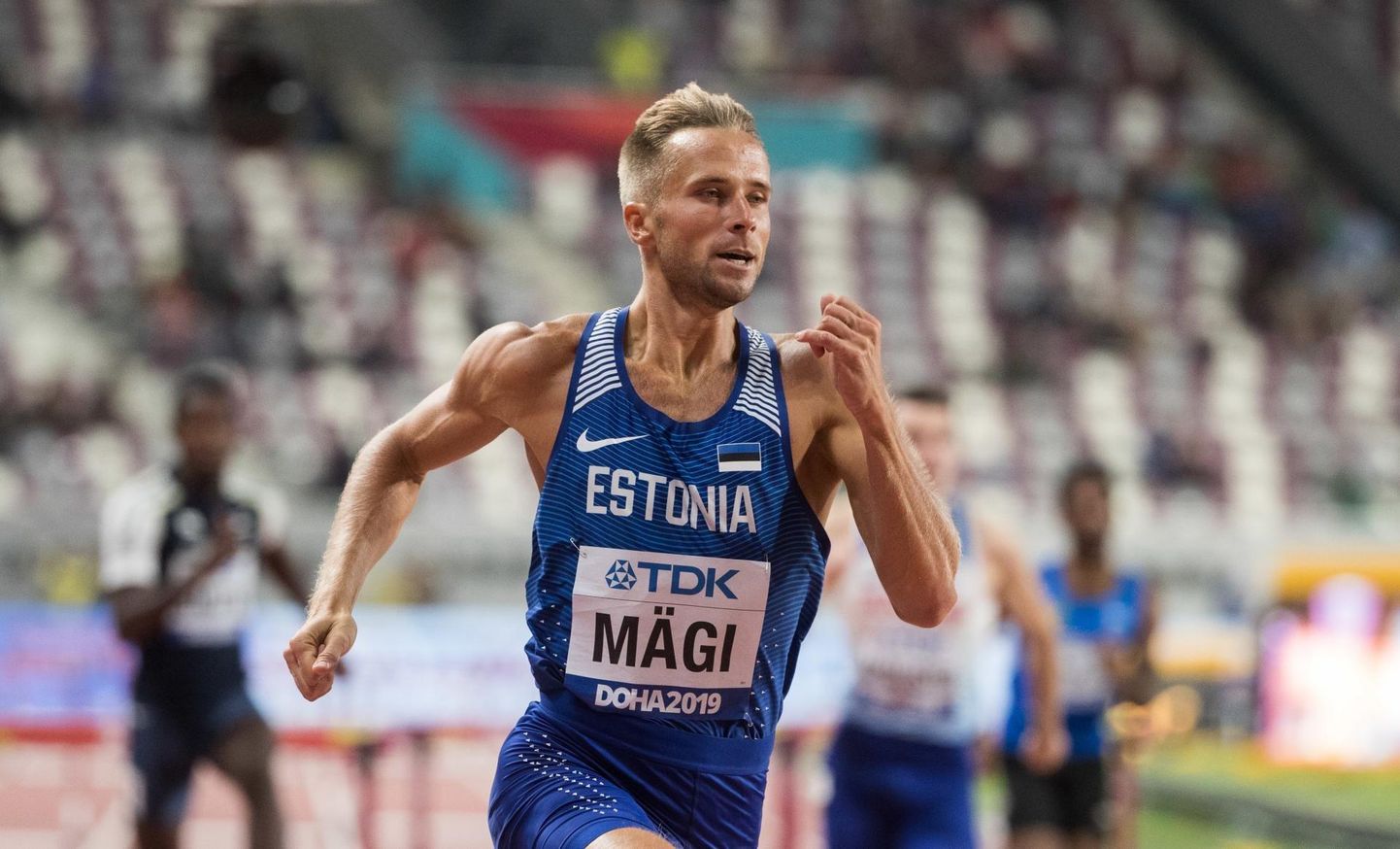 Rasmus Mägi läbis tõketega staadioniringi ajaga 48,57.