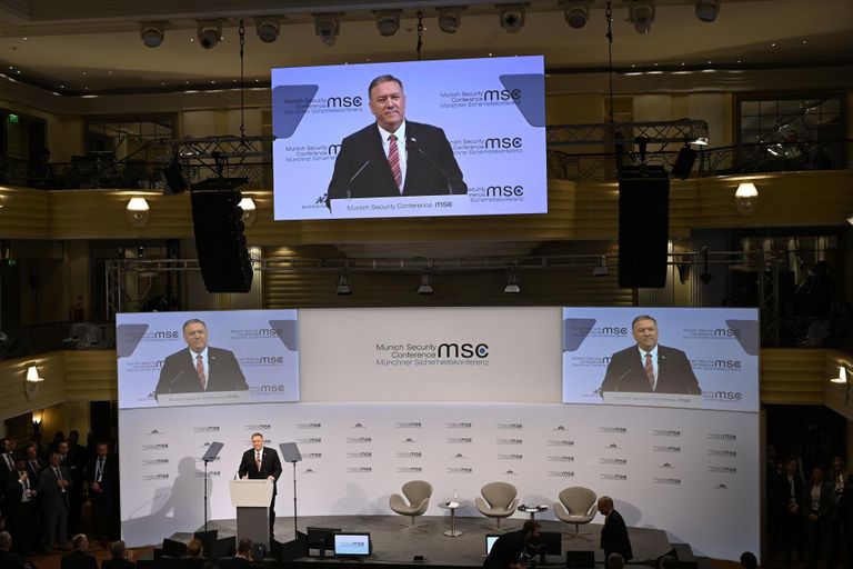«Запад победит», - повторял госсекретарь США Майк Помпео во время своей речи на Мюнхенской конференции.