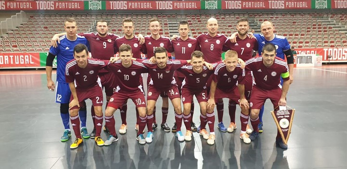Latvijas telpu futbola izlase.