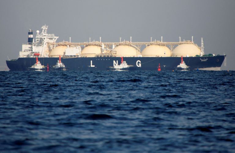 Veeldatud maagaasi (LNG) laev.  
