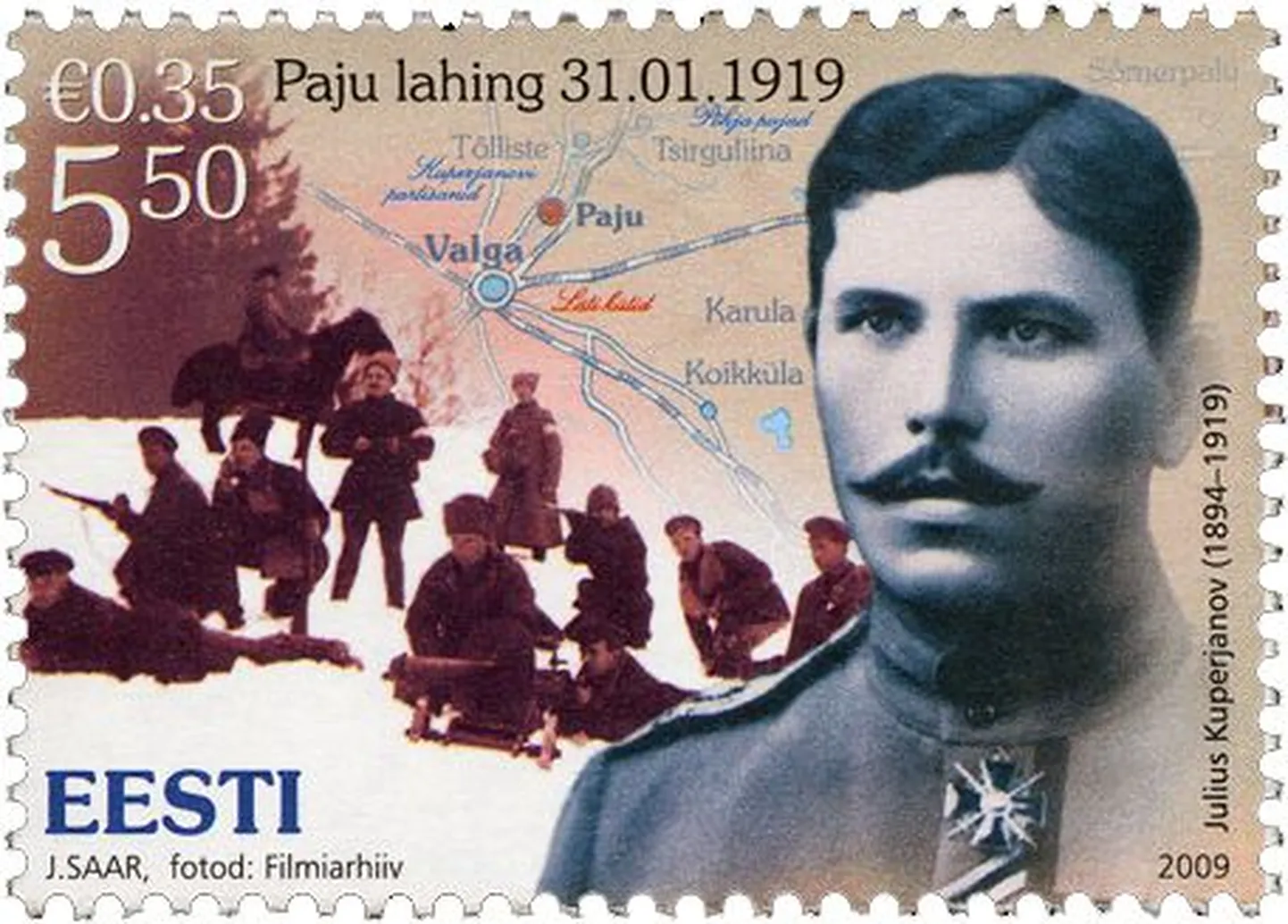 Homme ilmuv postmark.