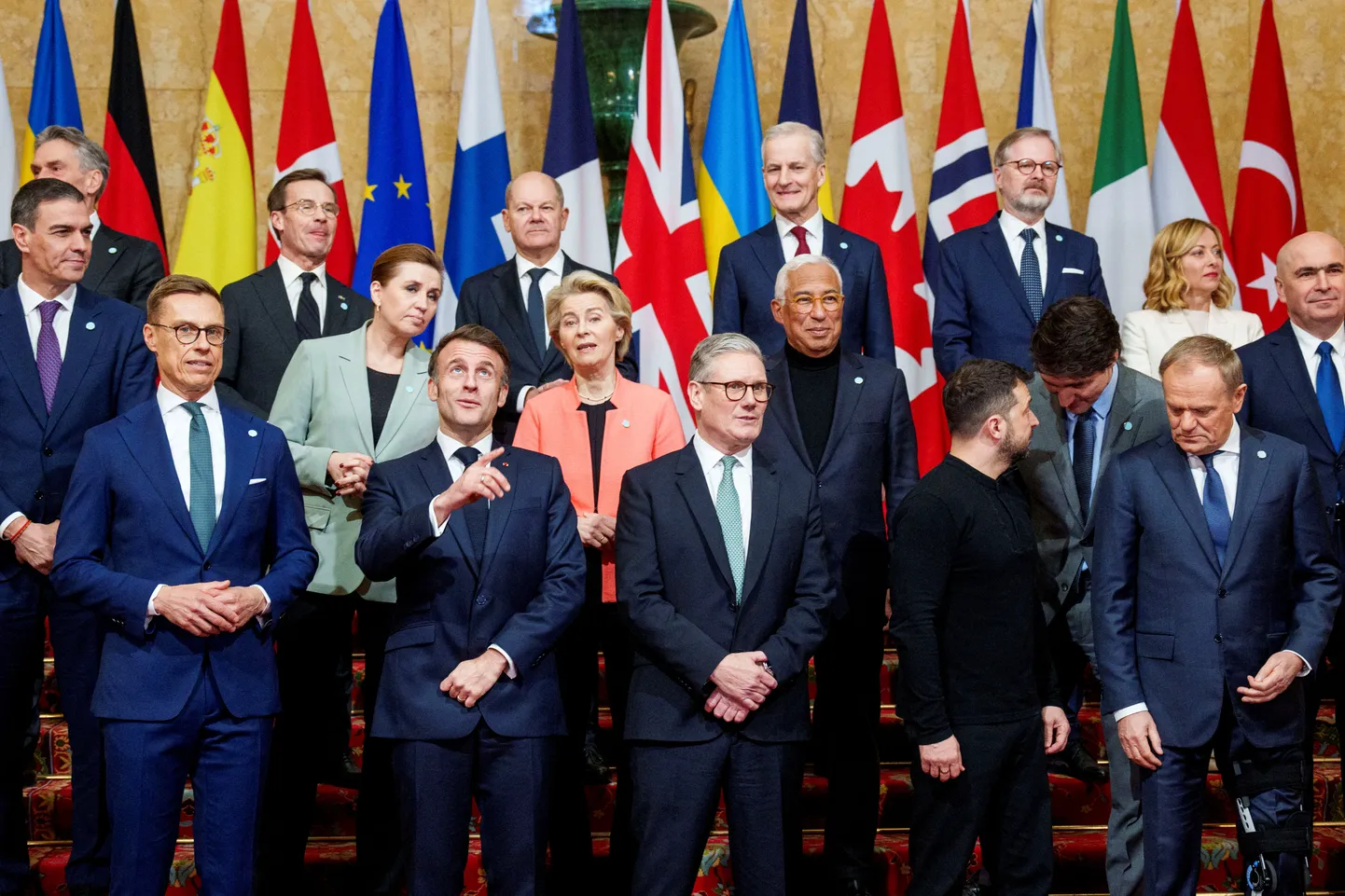Suurbritannia eestvedamisel korraldatud Euroopa liidrite tippkohtumine Londonis 2. märtsil 2025.