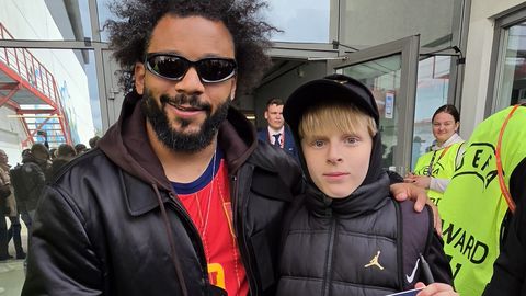 Tarva jalgpallipoisi autogrammikogu täienes endise Real Madridi staari Marcelo allkirjaga