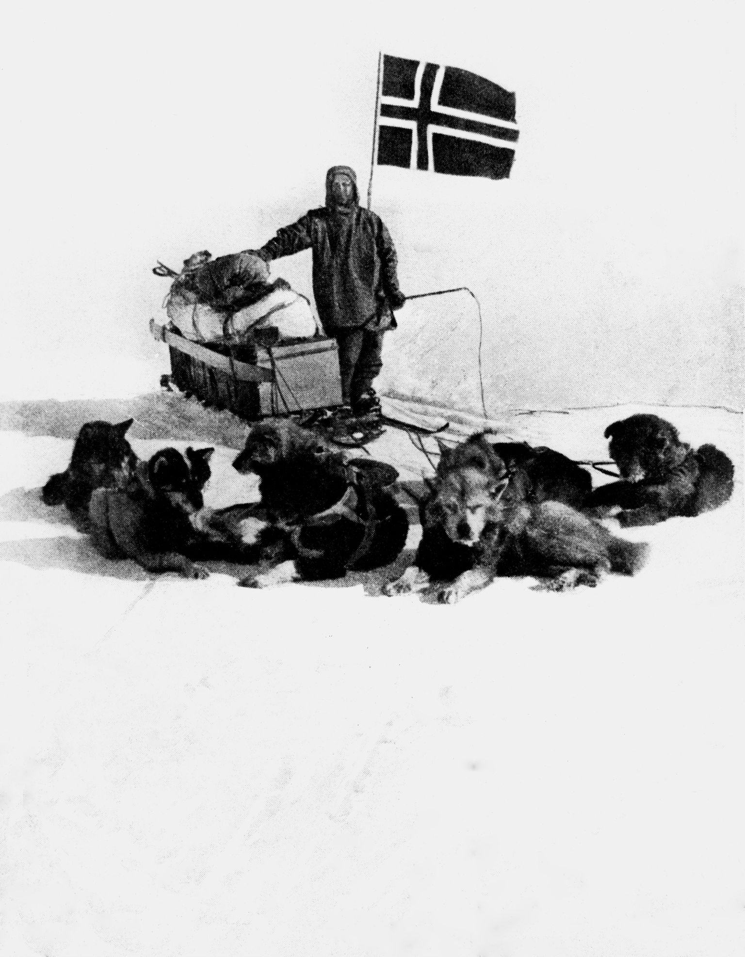 Roald Amundsen lõunapoolusel