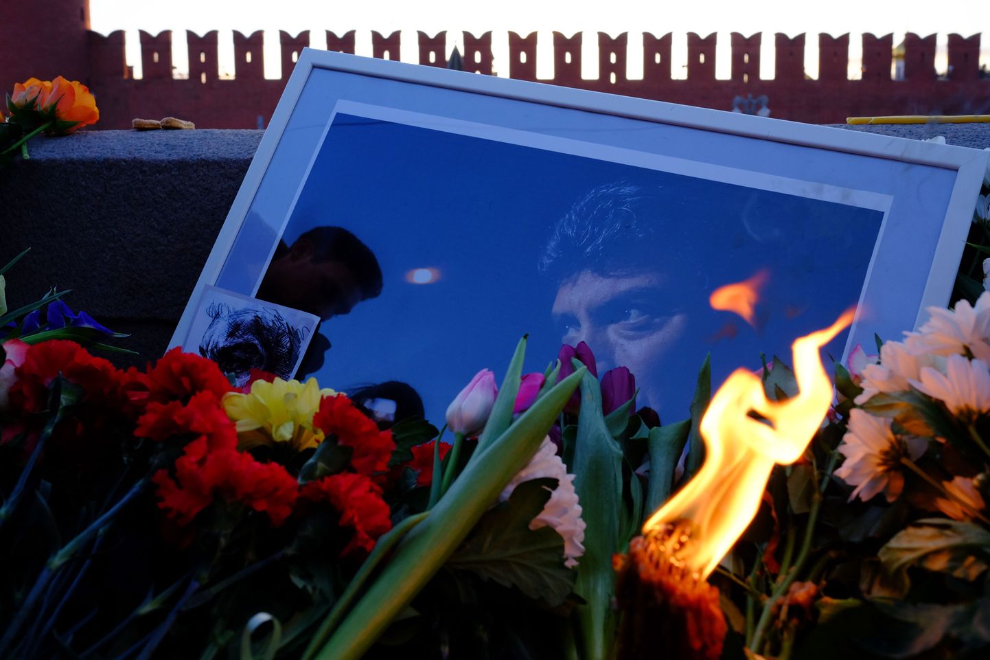 Место убийства Немцова.
