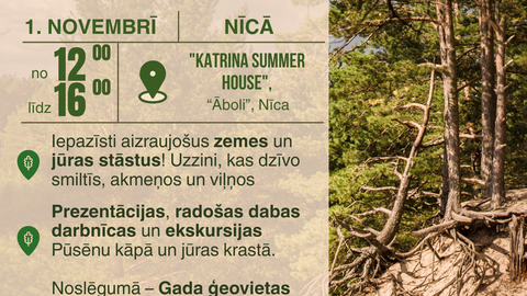 1. novembrī Nīcā norisināsies Ģeodiena
