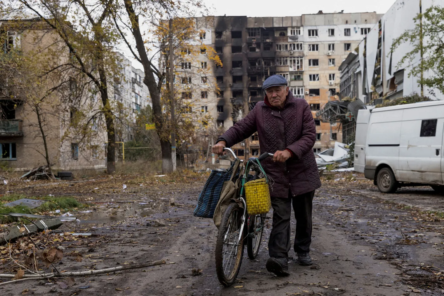Житель Авдеевки. Война в Украине