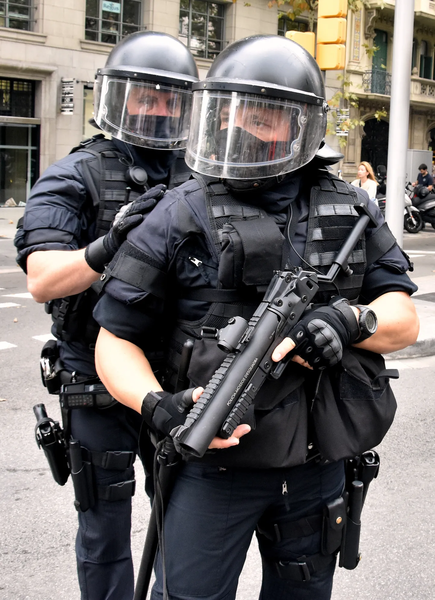 Hispaania politseinikud. Pilt on illustreeriv
