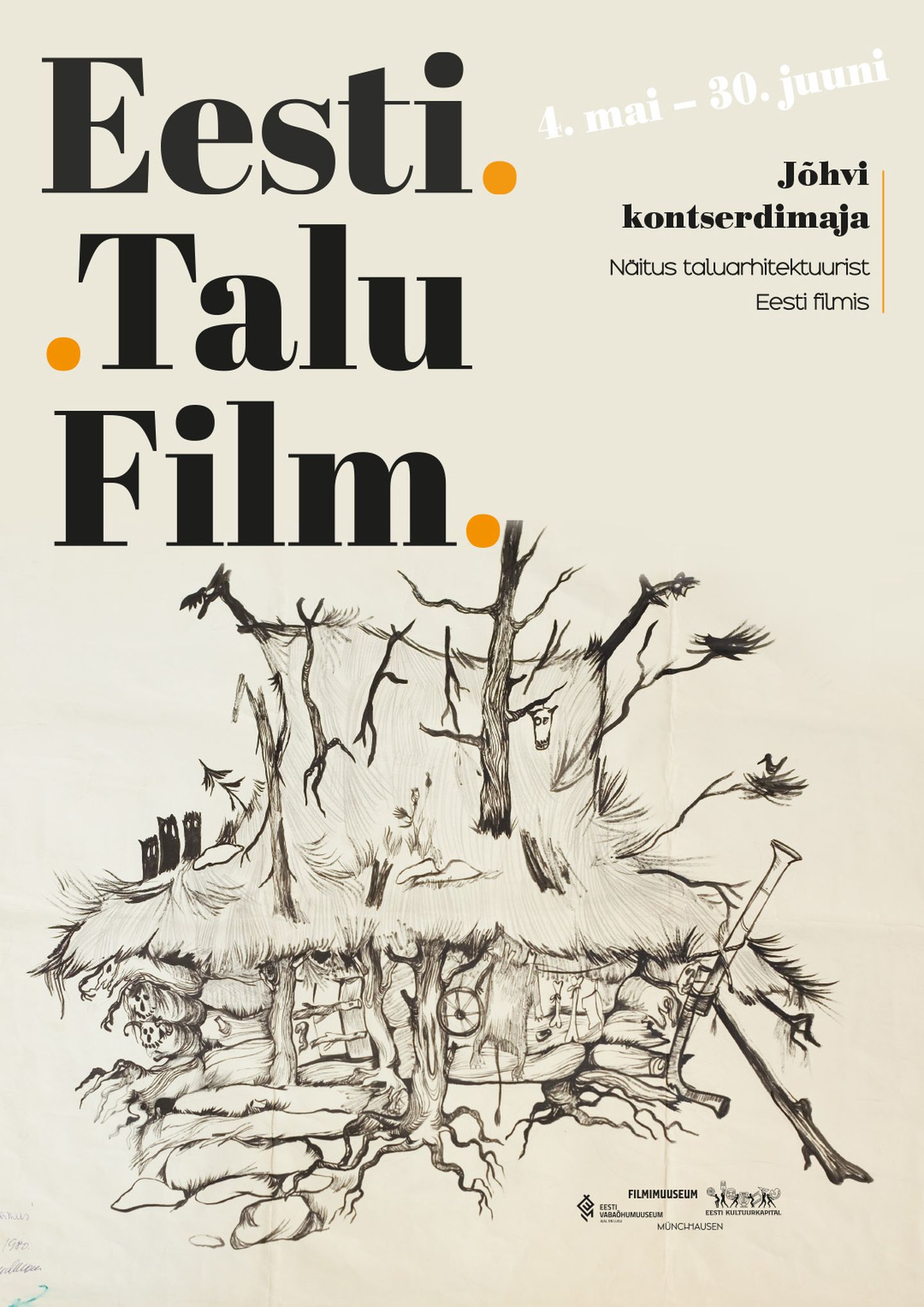 Näitus "Eesti. Talu. Film" on avatud 4. maist 30. juunini 2022.