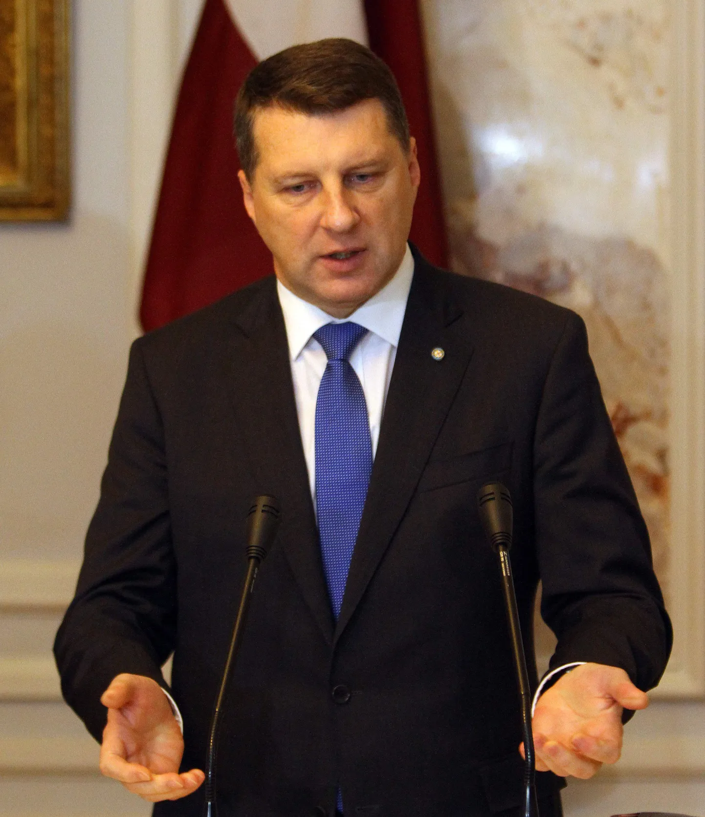 Läti president Raimonds Vējonis.