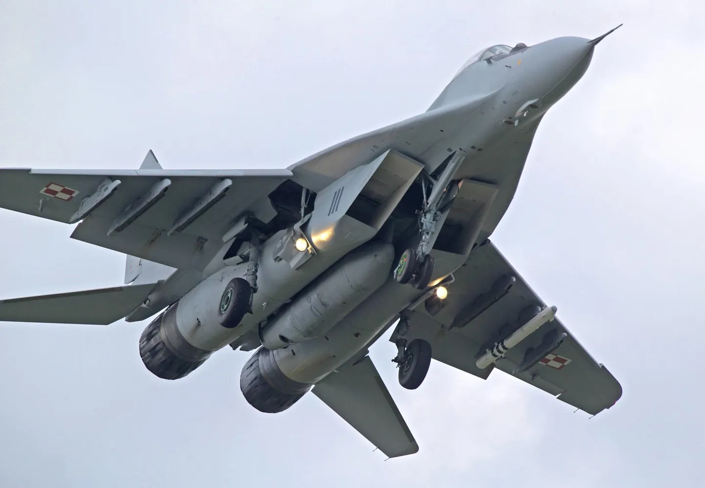 Praegu Poola õhuväele kuuluv MiG-29.