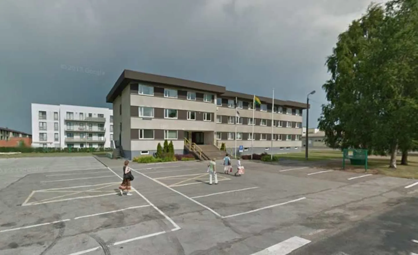 Saue linnavalitsuse hoone Tule tänaval.
