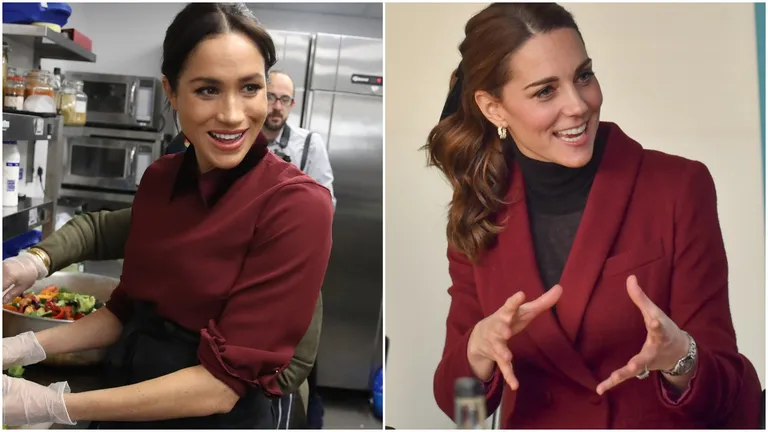 Meghan Markle (vasakul) ja Catherine Middleton