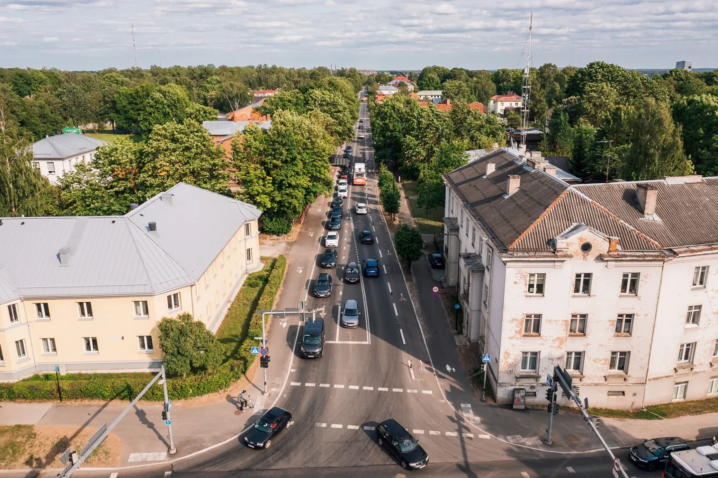 Lõik Puiestee tänavast suletakse remondi ajaks liikluseks kuni oktoobri keskpaigani.