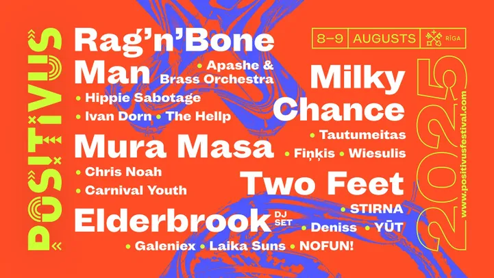 Zināma visa POSITIVUS festivāla programma