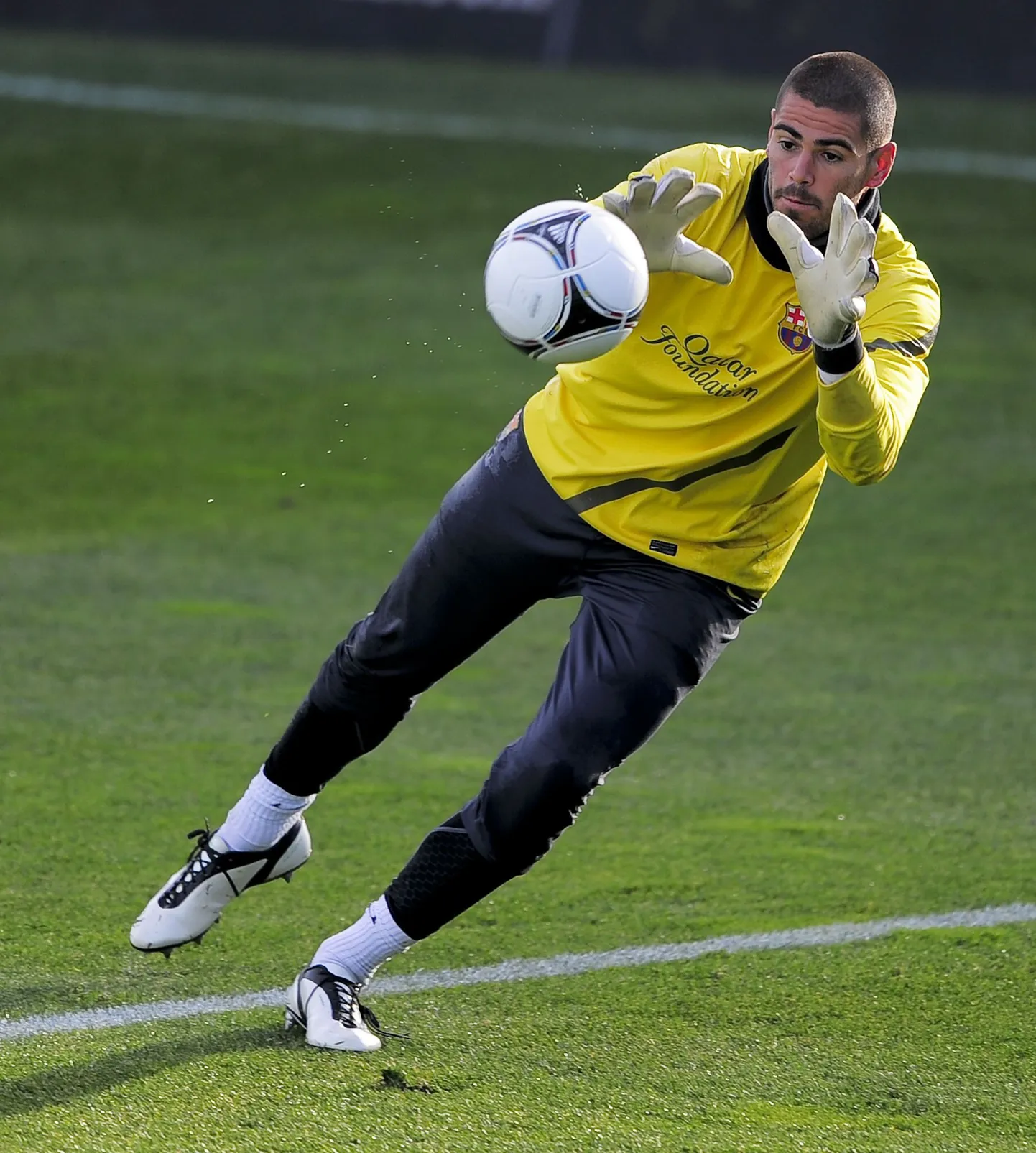 FC Barcelona väravavaht Victor Valdes.