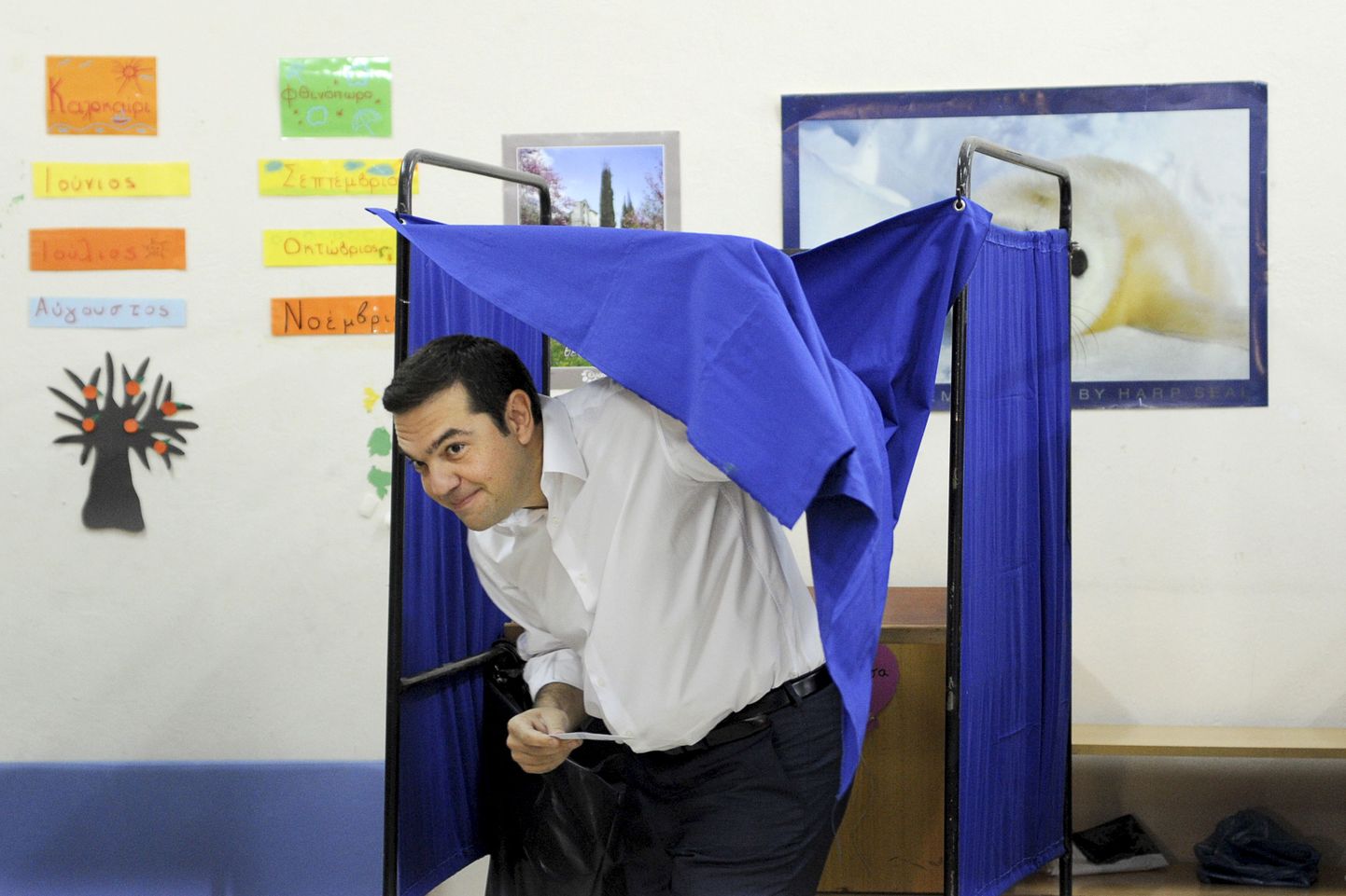 Syriza partei esimees Alexis Tsipras