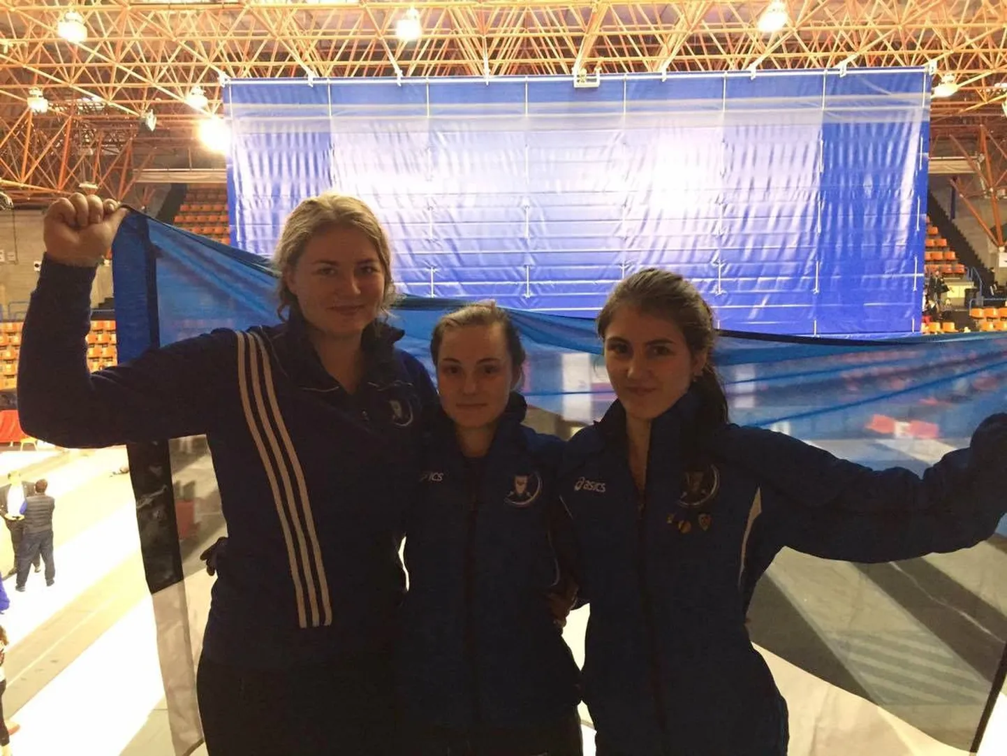 Maarja Konrad, Anzelika Fedoruk ja Madina Azizova