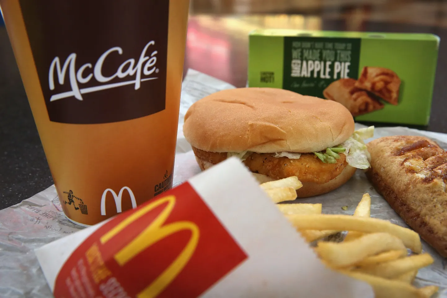 Продукция McDonald's. Иллюстративный снимок.