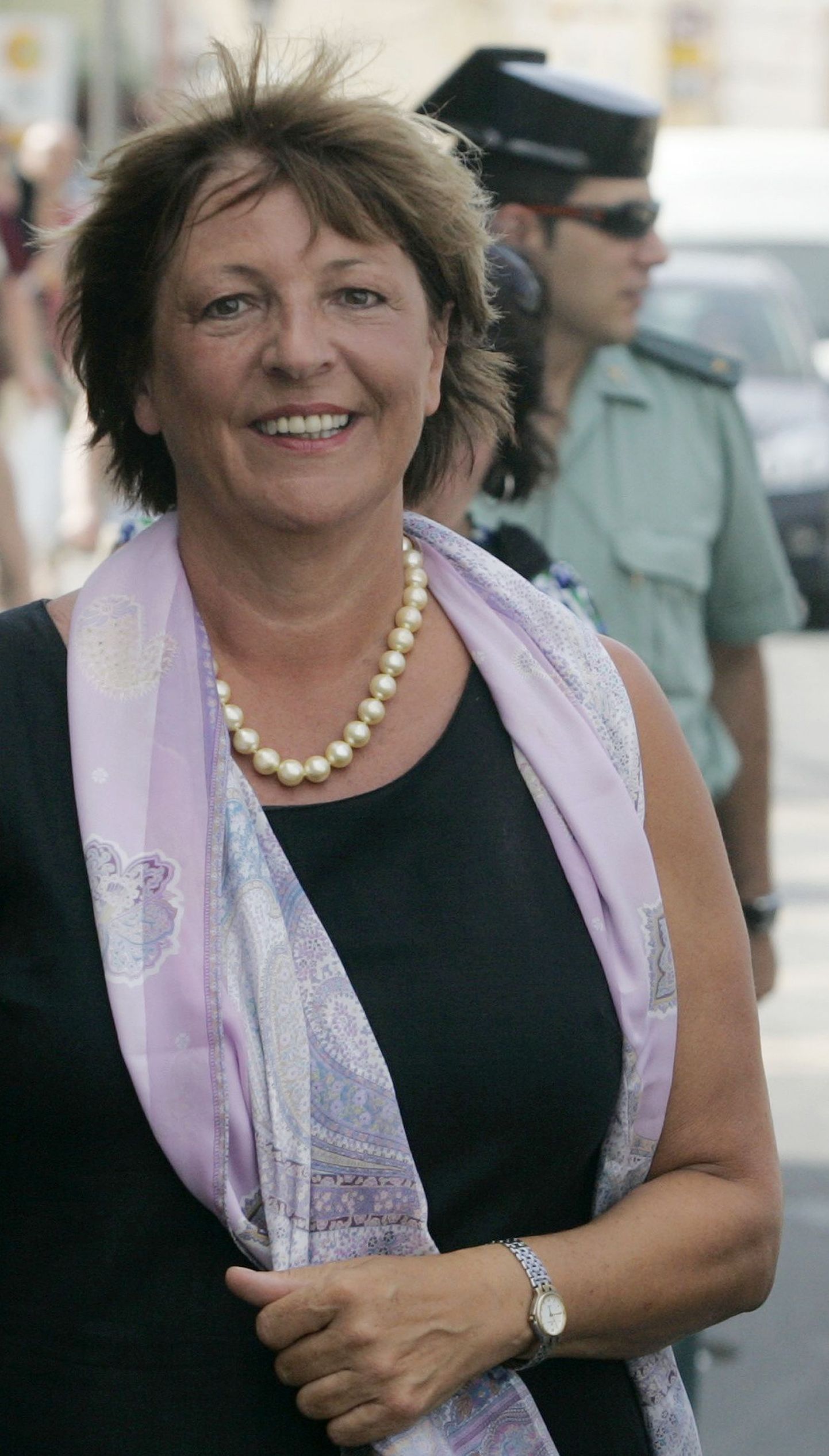 Tervishoiuminister Ulla Schmidt 27. juulil Hispaanias