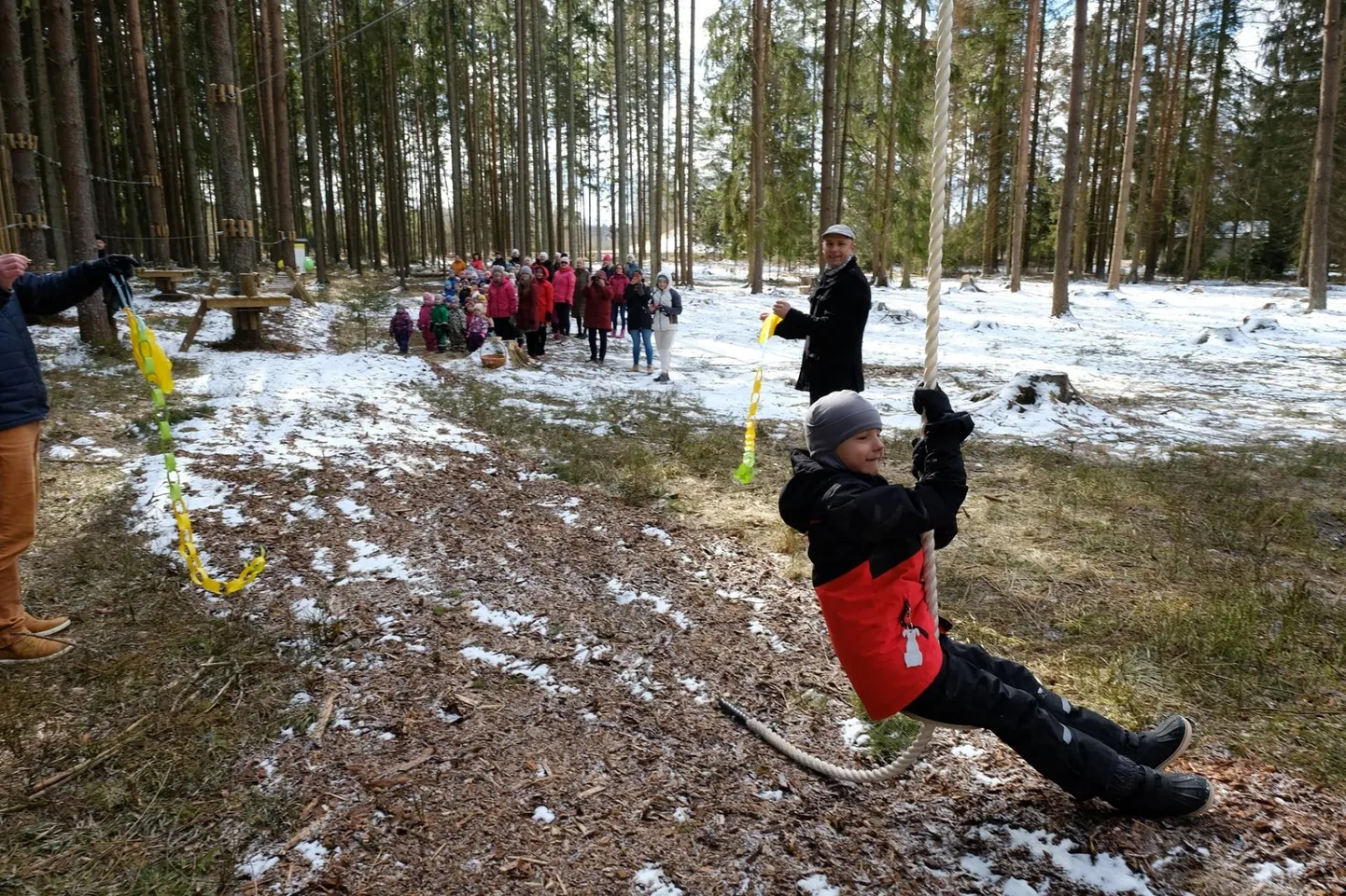 Uus madalseiklusrada Antslas on mõeldud väiksematele lastele.