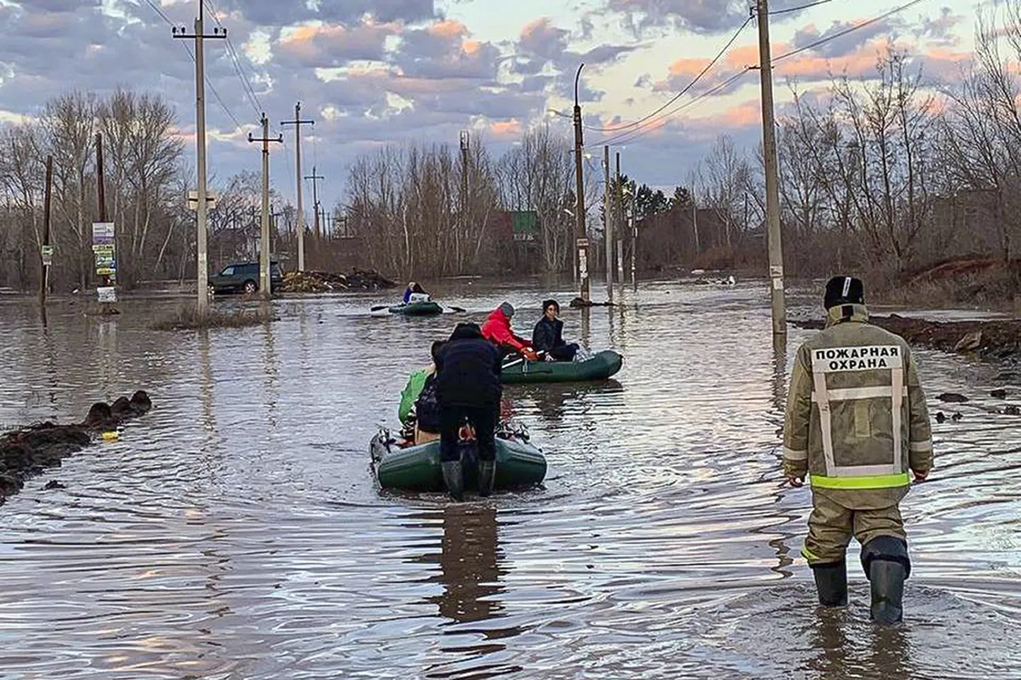 Orski elanike evakueerimine.