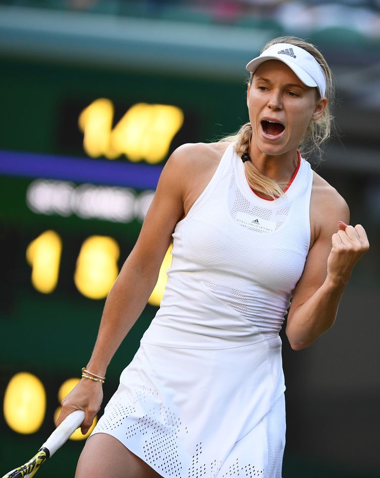 Wozniacki 2019. aasta Wimbledoni turniiril.