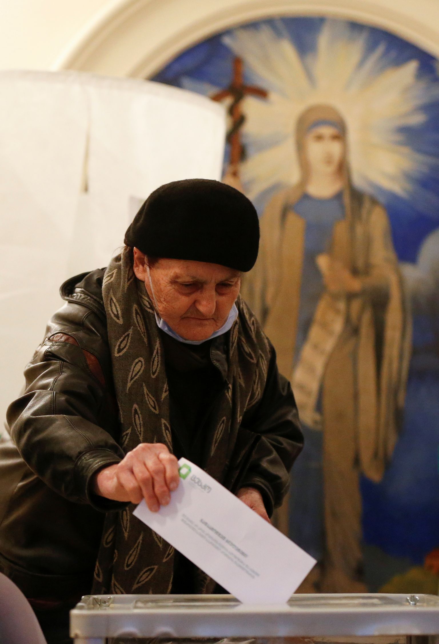 Valija ühes Tbilisi valimisjaoskonnas.