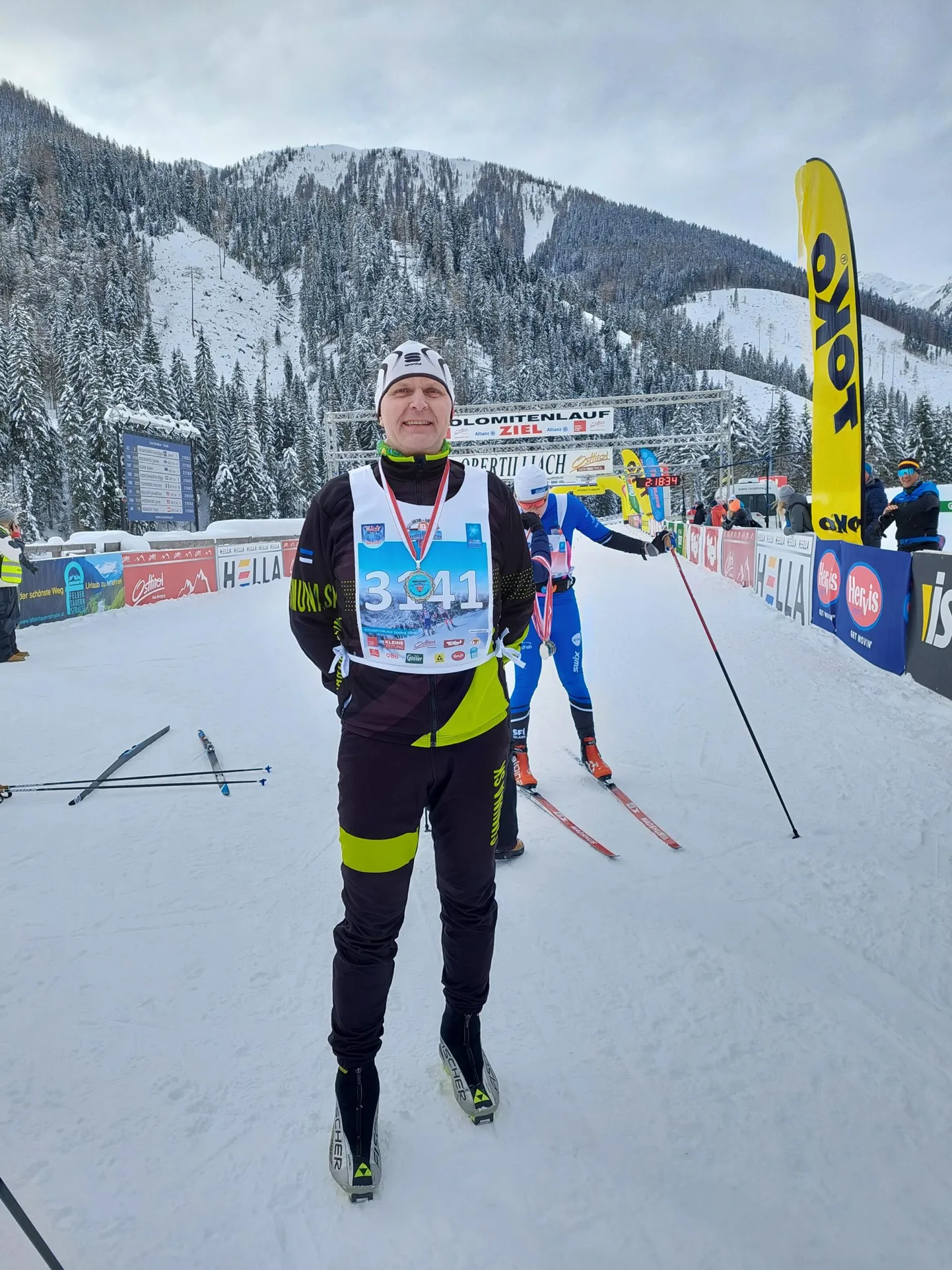 Muidu Ebavere radadel treeniv Tauno Ojasaar sai tunda, kuidas on rühkida 1450 meetri kõrgusel Dolomitenlaufil.